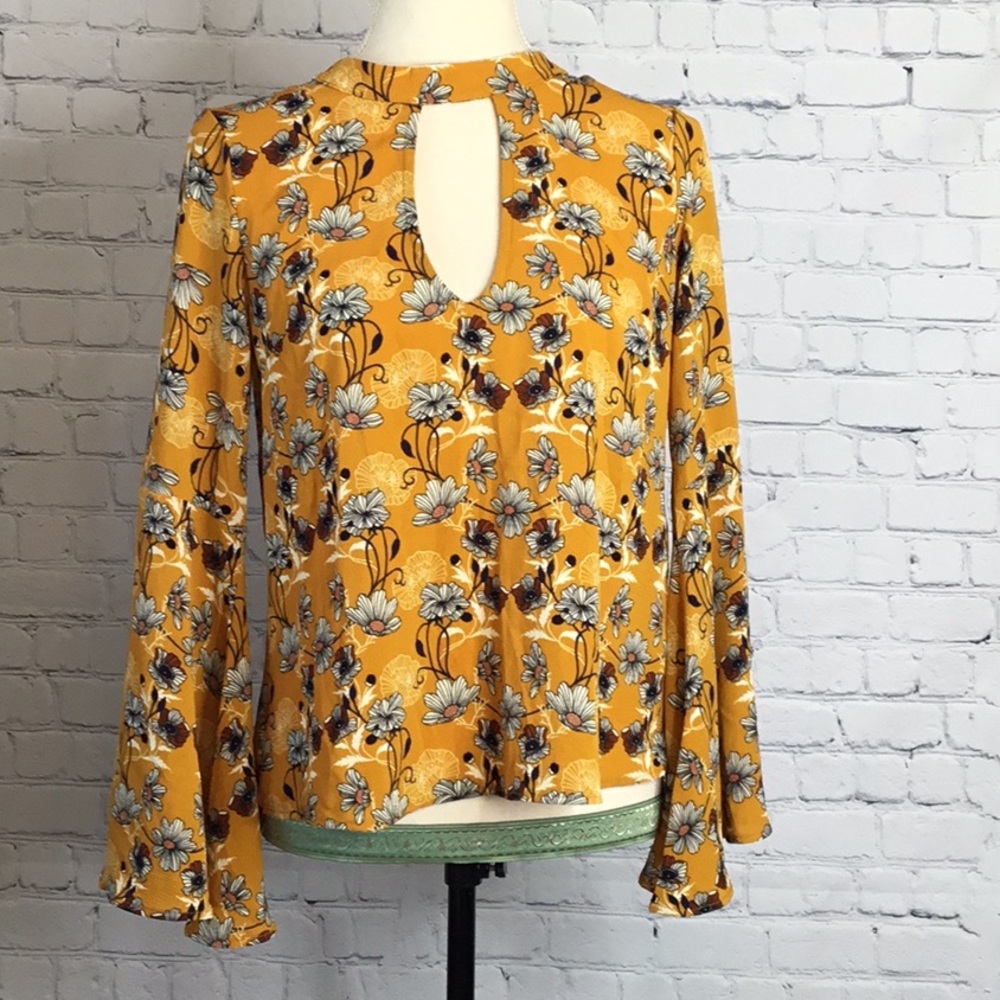 Bohemian Floral Print Top